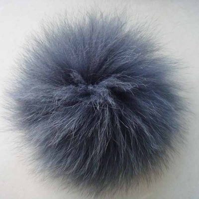 Pro Lana fur Pompom Faux Fur Fellpompon Pompon with Push Button Ca 12-14cm